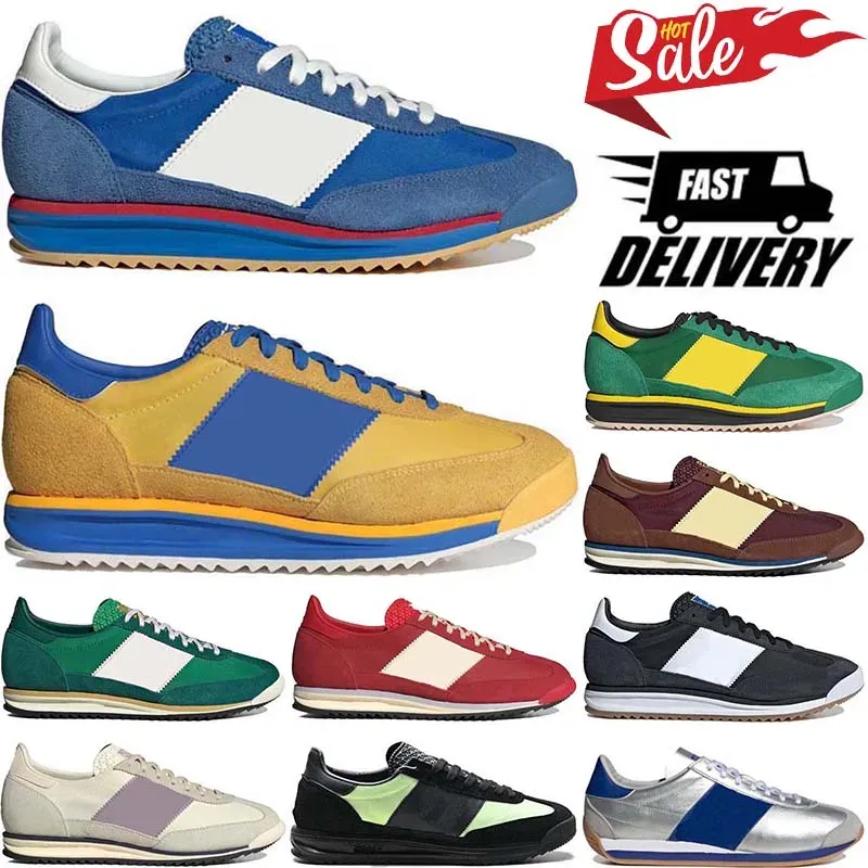 men women SL 72 RS designer casual shoes Blue Green Yellow Red Brown Black Silver Olive mens trainers outdoor sneakers tennis