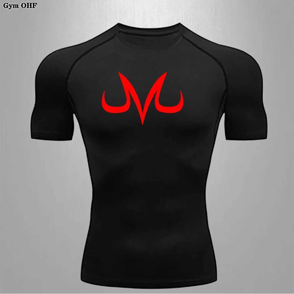 Quick drying shirt mens compression T-shirt fitness top breathable gym sportswear mens running training T-shirt W250111