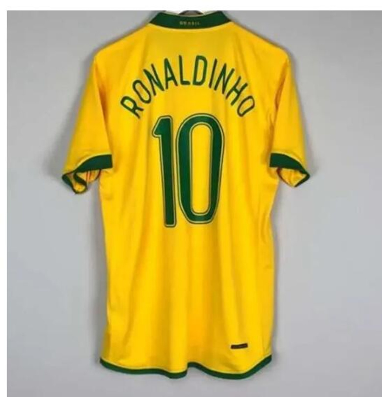 Brazil Football Team Jersey Retro Soccer Shirts for Men Kids Lightweight Breathable Fabric Various Years Available