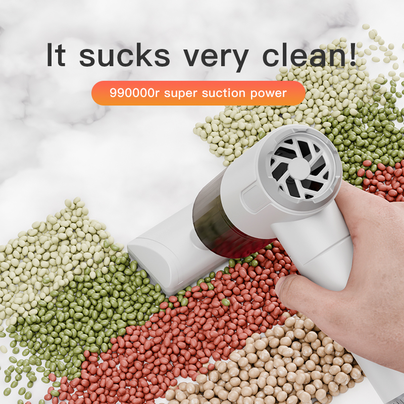 Compact Rechargeable Cordless Handheld Vacuum for Cars, Keyboards - Multi-Functional Dust Collector with Blowing Capabilities