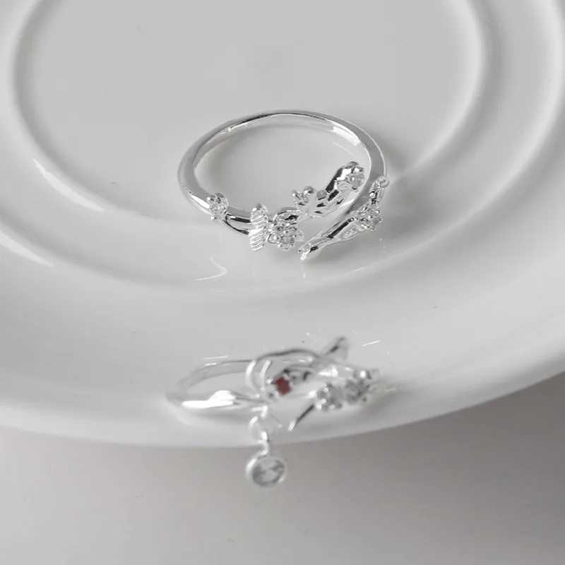 Tianguan Cifu Ring Heaven Official Blessing Huacheng Xielian Adjustable Neutral Couple Ring Jewelry Accessories Gift W250111