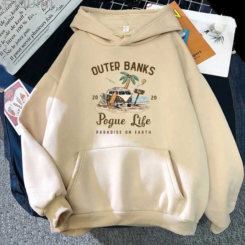 2025 Outdoor Banks Paradise on Earth Hoodies TV Program Streetwear Pullover Pogue Life Essentials Hoodies for Outdoor Enthusiasts W250110