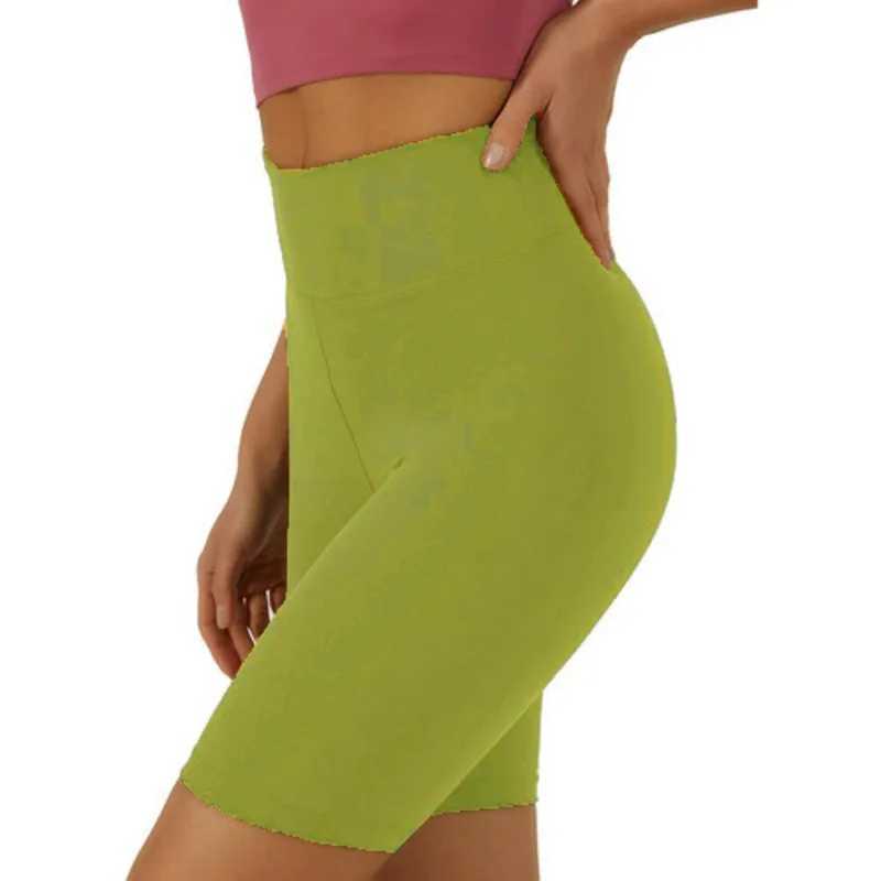 Womens Sports High Waist Yoga Shorts Fitness Running Cycling Quick Drying Breathable Womens Fitness Bottom 5 Point Yoga ShortsXJ250111