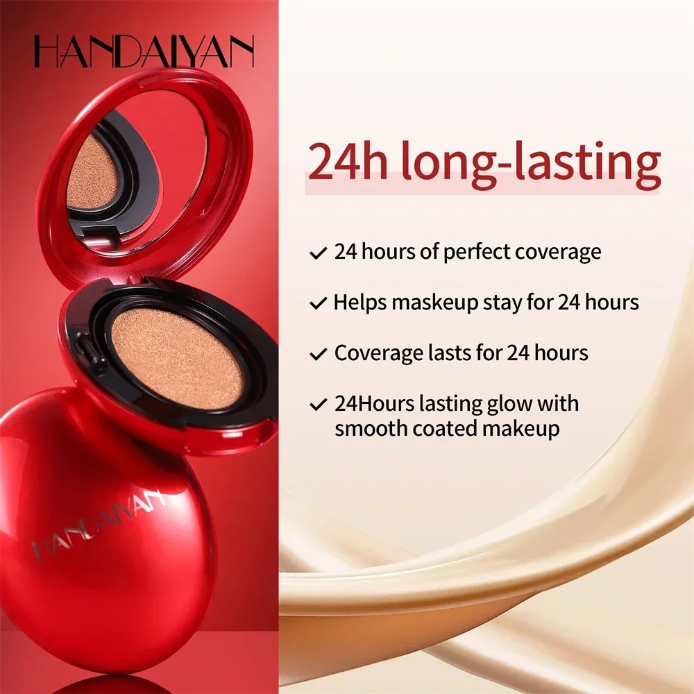 Air Cushion Foundation Light Natural Moisturizing Concealer Whitening Oilcontrol Women Base Longlasting Makeup Korean Cosmetic y241230