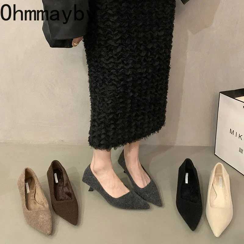 New Arrival Spring 2025 design Pointed Toe womens pump thin boots elegant nightclub party womens shoes Zapatos De Mujer T250110