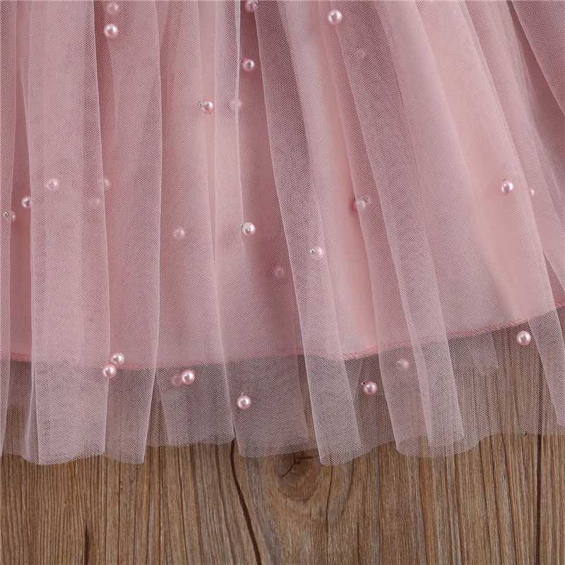 0-8 year girls summer dress with pleated sleeves lace back zipper princess dress girls mesh multi-layer Par Tutu dress W250111