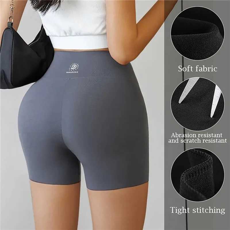 New Seamless Solid Color Push Up Yoga Shorts For Women High Waist Summer Fitness Workout Running Cycling Sports Gym Shorts MujerXJ250111