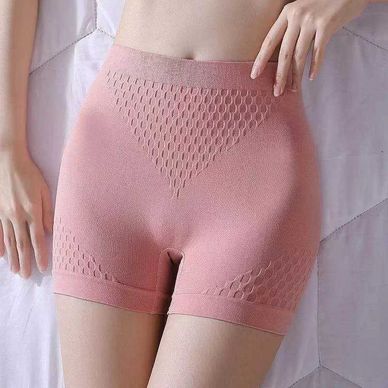 Summer Women Safety Shorts Pants Seamless Thin Ice Silk High Waist Panties Seamless Anti Emptied Boyshorts Girls UnderwearXJ250111
