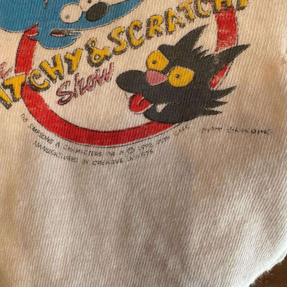 LODED DIPER American cartoon graffiti mouse print short t-shirt men's loose round neck half sleeved top