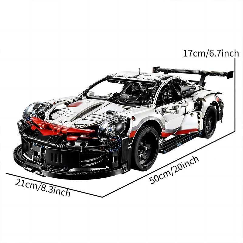 1 10 Scale Car Model Building Blocks Toy Collection Racing Technology Supercar Manufacturing Tools Boys Over 14 Years Old LoveXJ250102