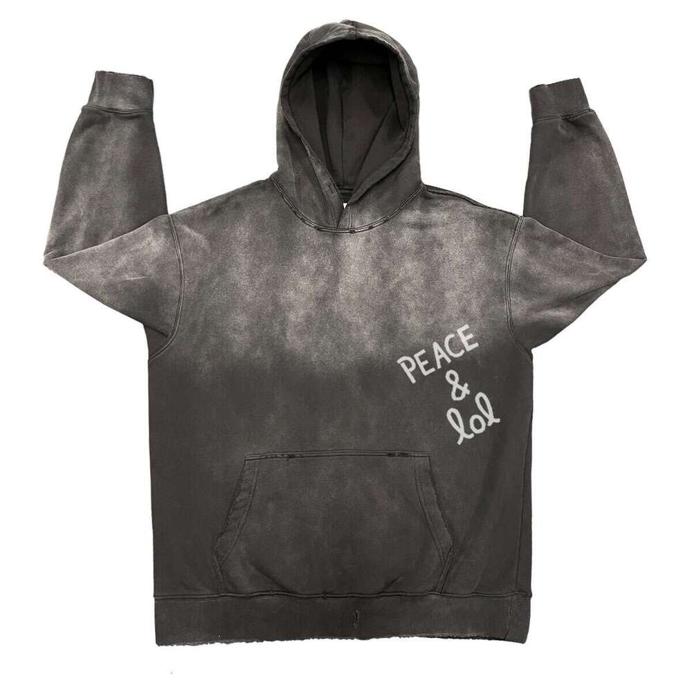 Inspiration American Street Fighter Cartoon Character Print Graffiti Hoodie for Men and Women Couple Hoodies