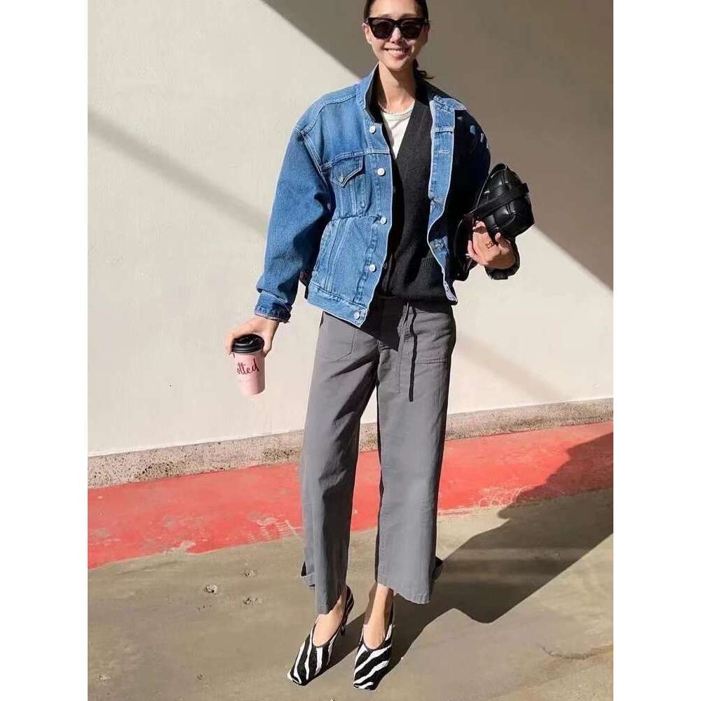 French Retro Single 2024New Zebra Pattern Square Head High Slim Heels Comfortable Soft Leather Women's Shoes