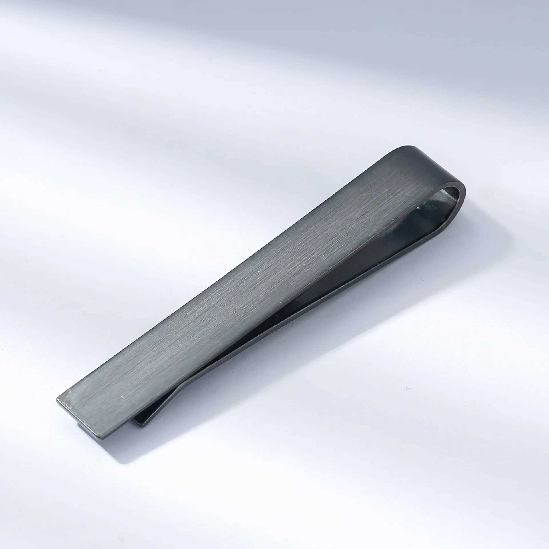 Mens Fashion Tie Clip Metallic Tone Simple Bar Buckle Practical Collar Accories Mens Tie Clip W250111