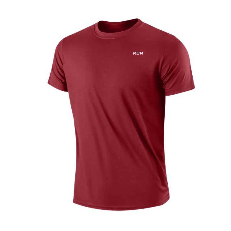 Mens ice silk fitness Golf shirt quick drying fitness gym T-shirt breathable sports running shirt sportswear W250111