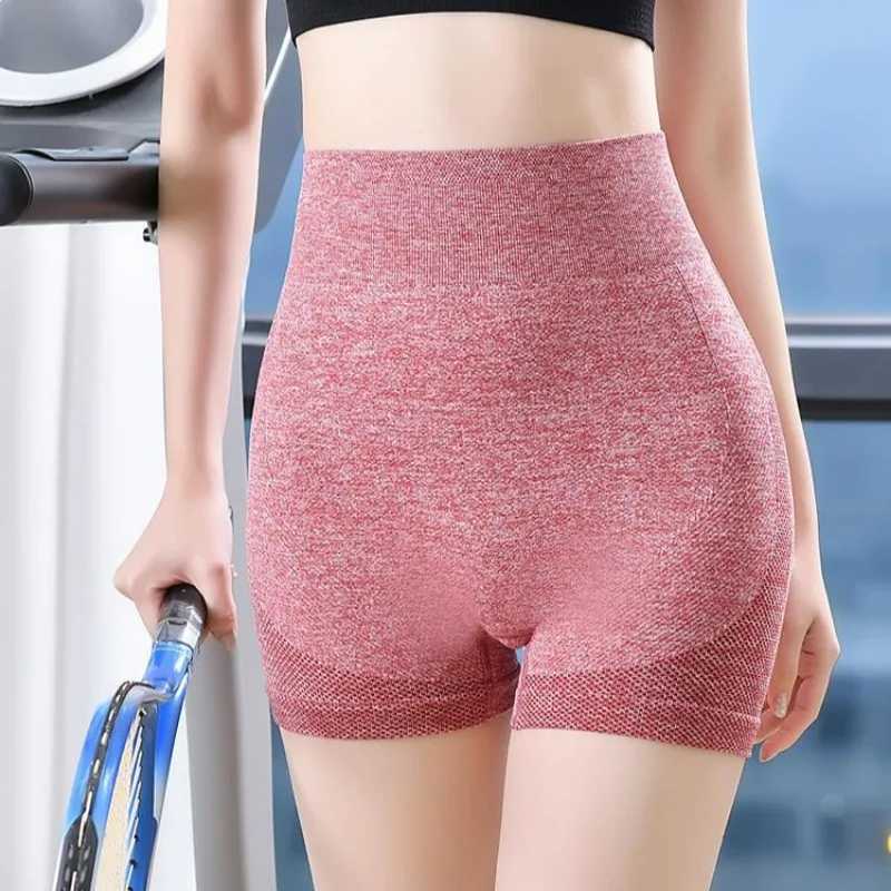 High-waisted Sports Fitness Pants Three-point Pants Cycling Seamless Tight-fitting High-stretch Peach Hip-lifting Yoga ShortsXJ250111