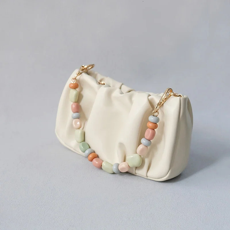 womens bag accessories retro amber acrylic resin bead accessories handmade wristband womens bag handle chain 250109