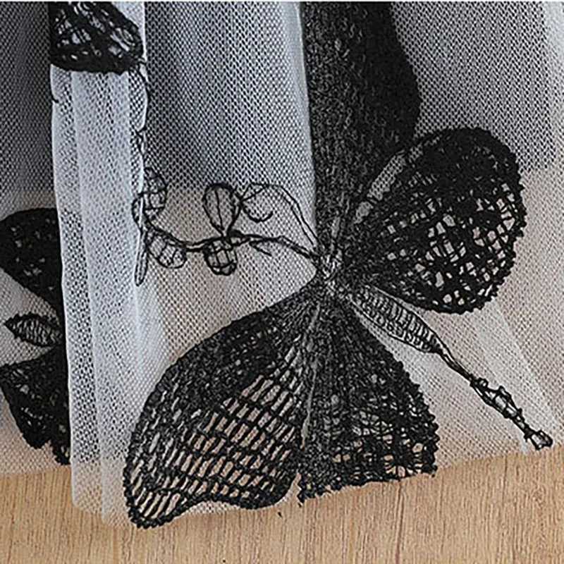 Summer girls thin long sleeved dress 2-6Y cute childrens embroidered butterfly princess dress childrens clothing girls clothing W250111