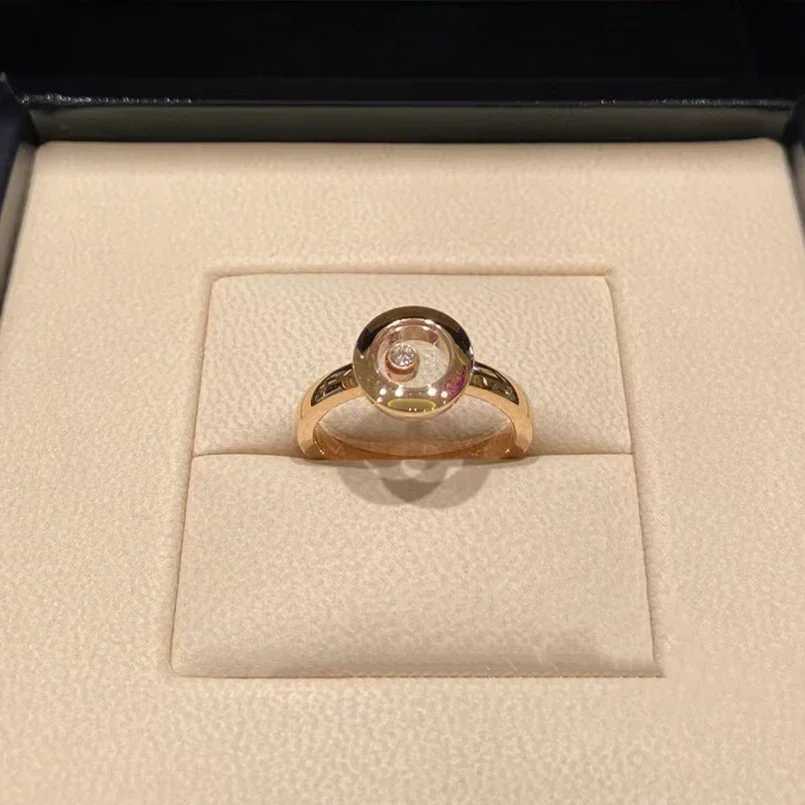 High quality mobile stone single AAA zircon heart-shaped ring suitable for womens fashion jewelry W250111