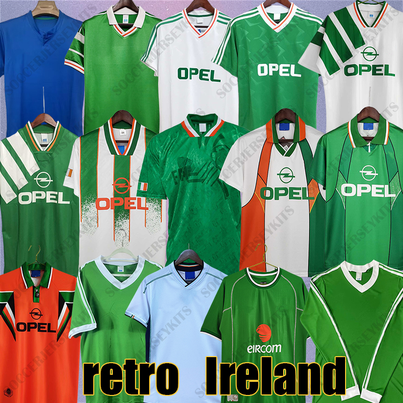 soccer jerseys Northern 1990 world cup 1994 Retro National football shirts classic jersey 1996 98 2002 Ireland vintage kits