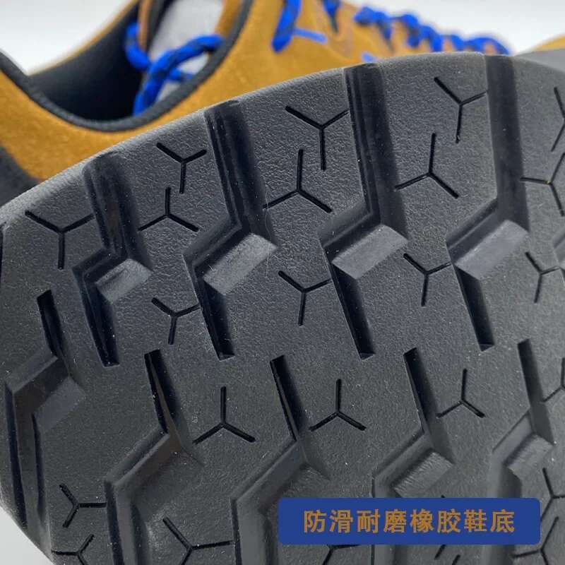 Fashion Men's Suede Casual Outdoor Rubber Sole Hiking Shoes for Men Autumn Winer Breathable Low-Top Trainers Sneakers