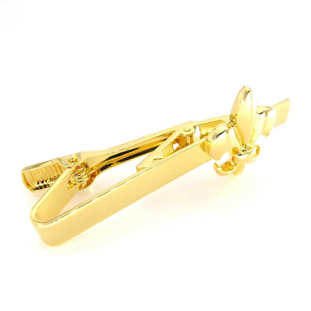 Innovative design classic mens tie clip quantity brass material fashionable tie clip wholesale and retail W250111