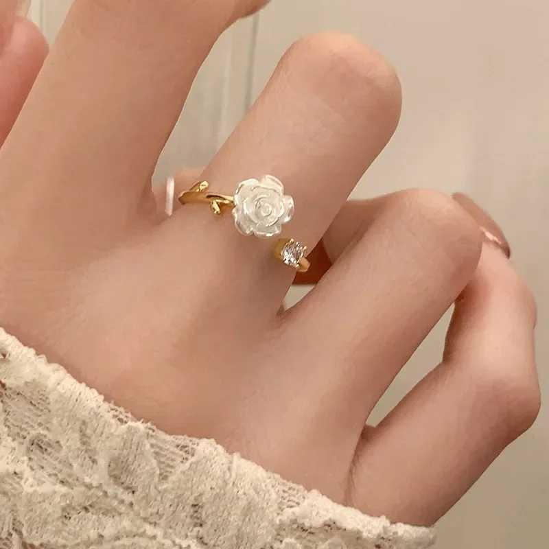 925 sterling silver unique womens simple ring jewelry finger open retro handmade ring birthday gift allergy W250111