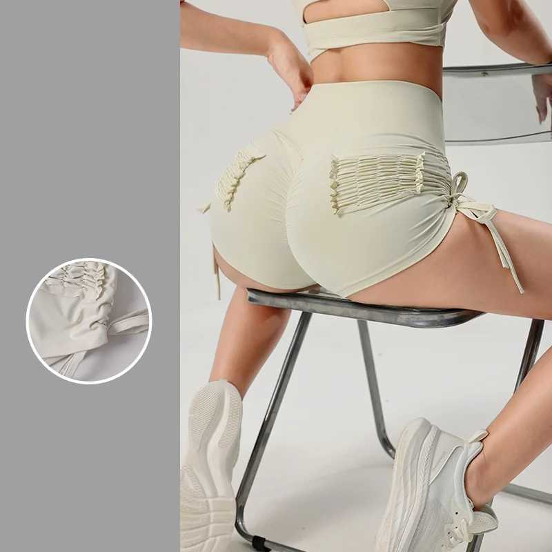 2024 Gym Yoga Shorts For Women Tight Legging High Waist Scrunch Butt Workout Running Yoga Pants Leggings For SportXJ250111