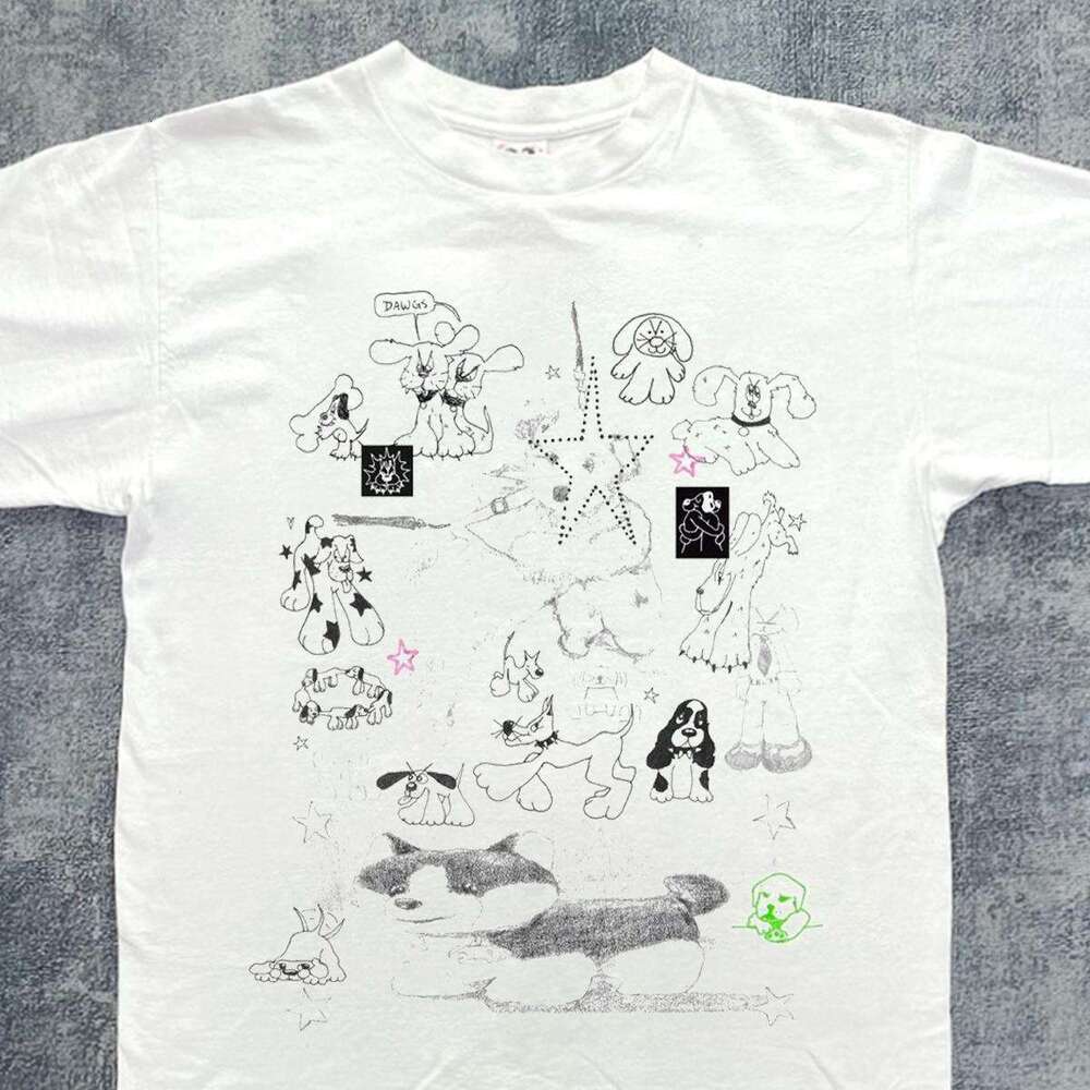 Inspiration American couple washed creative short sleeved T-shirt street Japanese manga style genderless hip-hop