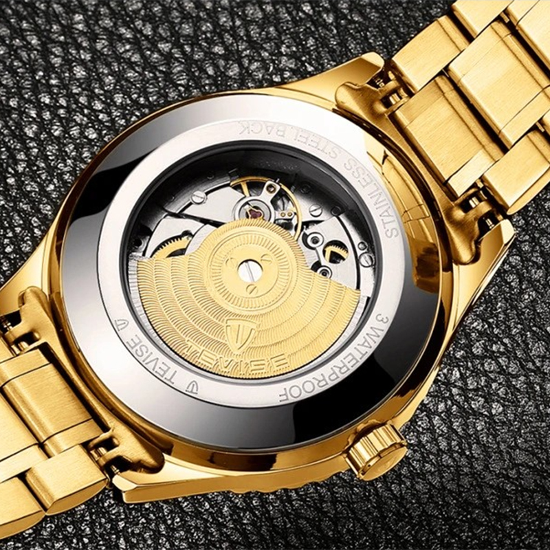 TEVISE Luxury Watch Mechanical Casual Mens Watch Automatic Mechanical Watch for Men Wrist watches T050-T807F