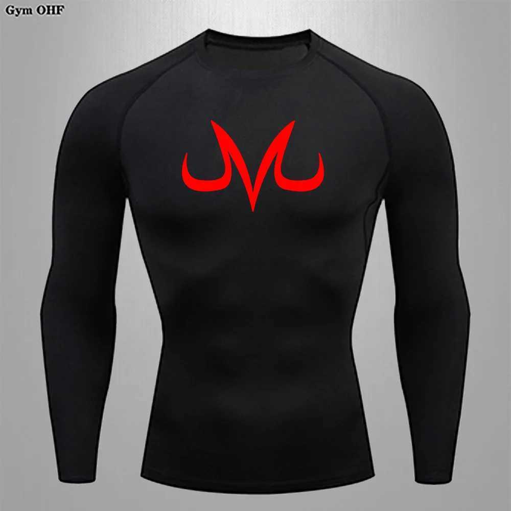 Quick drying shirt mens compression T-shirt fitness top breathable gym sportswear mens running training T-shirt W250111