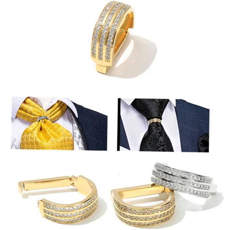 Fashionable mens high-end tie clip D-shed M Bius set officially embraces wedding party clothing accessories W250111