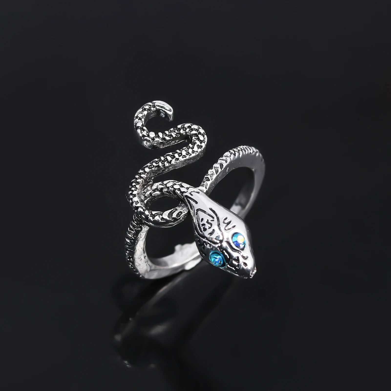 Dark Soul Ring Adjustable Ring Gemstone Chloride Metal Chrysanthemum Ring Female Role Playing Jewelry Accessories Gift W250111