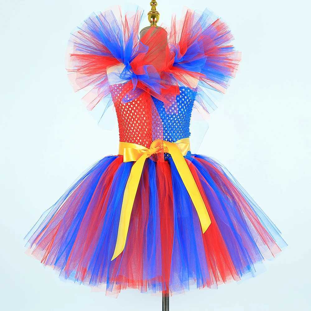 Pomni costumes childrens Tutu costumes amazing digital circus clown role-playing costumes girls Halloween party costumes W250111