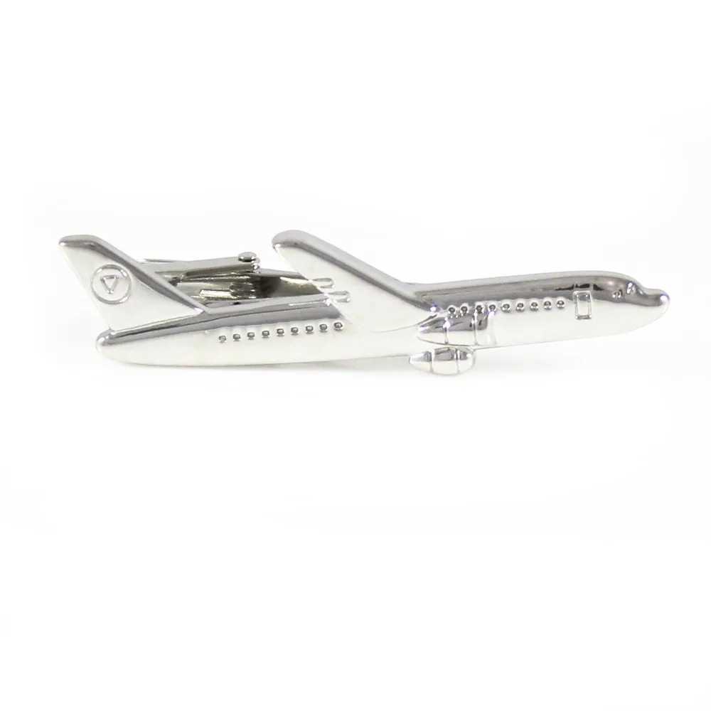 Airplane tie mens airplane tie clip Fathers Day gift wedding ceremony tie formal wear collar clip W250111