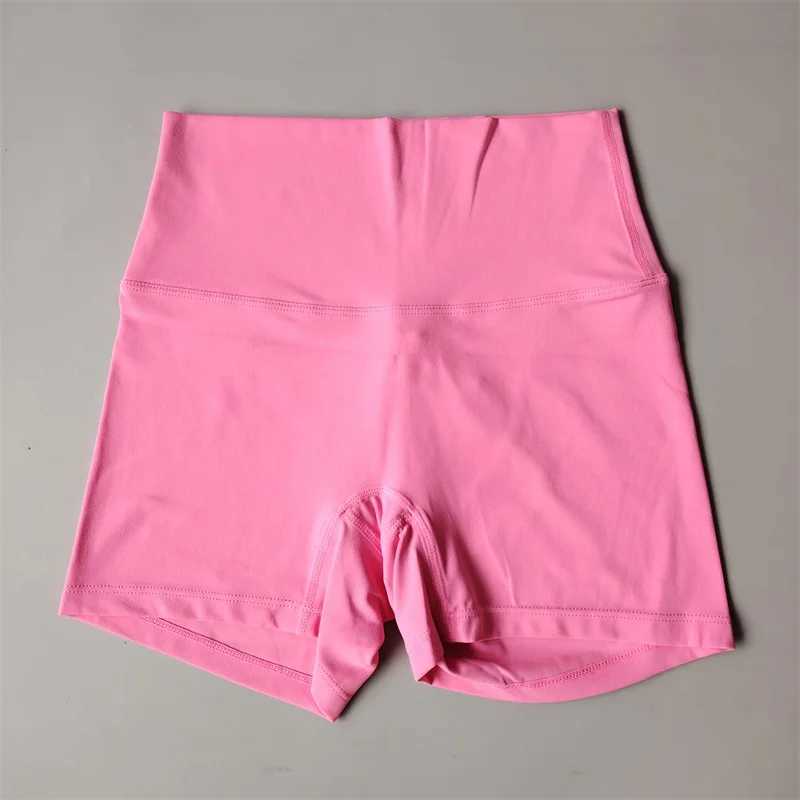 Solid Color Yoga Fitness Shorts Womens Gym Tight Shorts Leggings High Waist Hip Lifting Soft Breathable Traceless Quick-DryingXJ250111