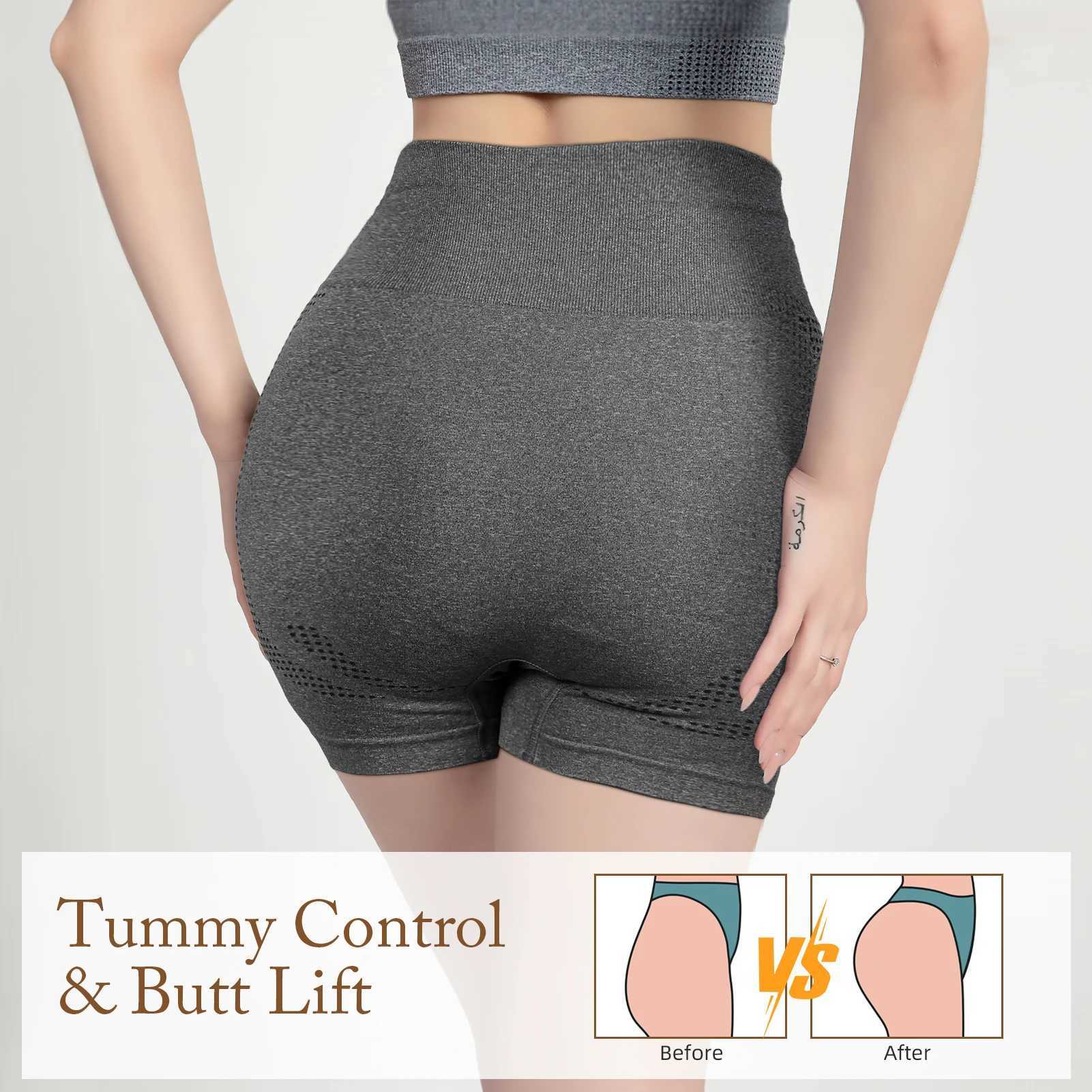 2pcs Sports Pants Fitness Yoga Shorts Women Body Sculpting Tight Breathable Quick-drying Sexy High Waist Running ShortXJ250111