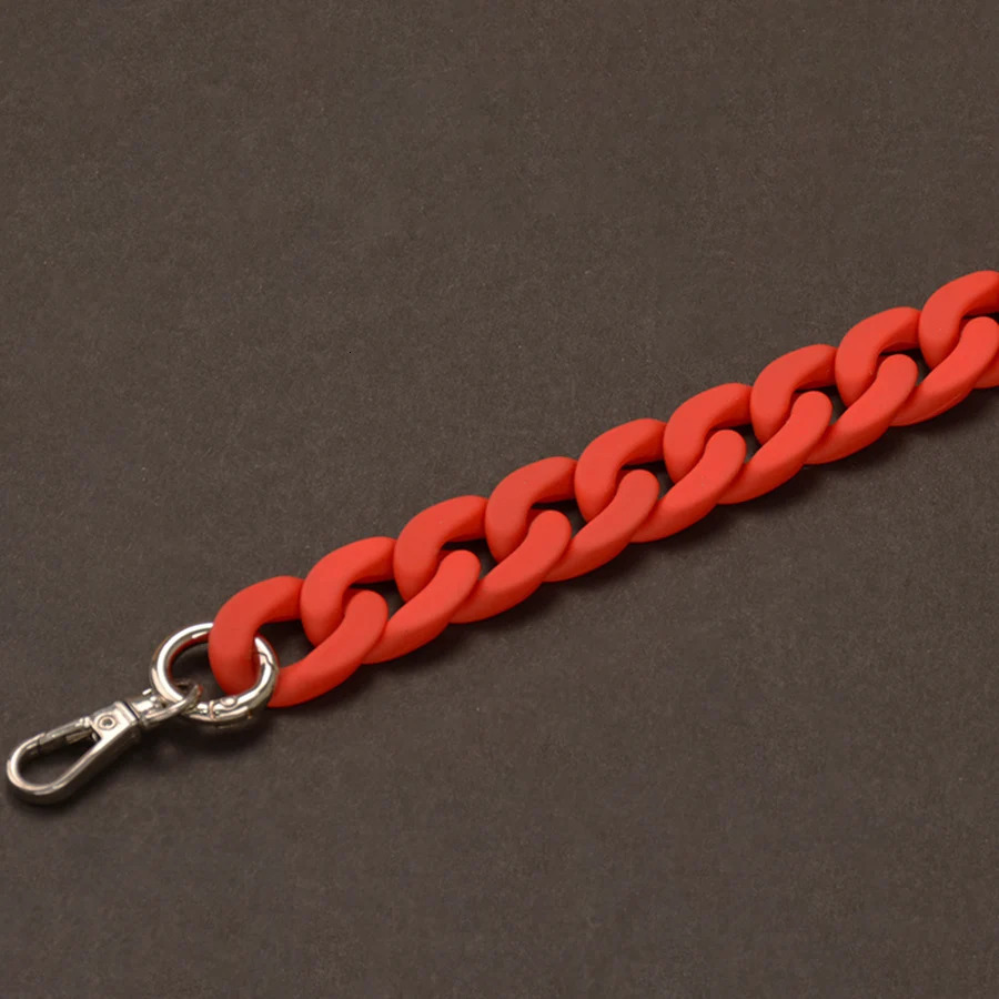 28/140cm Acrylic Resin Womens Handbag Chain Messenger Bag Shoulder Strap Plastic Bag Accessories Replacement Bag Chain 250109