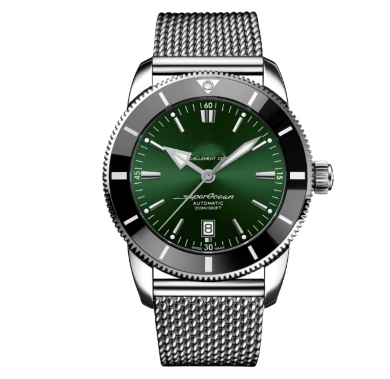 Breigtling Watch Superocean Heritage UB Series Men's Designer Watch AAA Quality Fashion Watch Wide Stainless Steel Mesh Automatic Date Quartz Watch Gifts