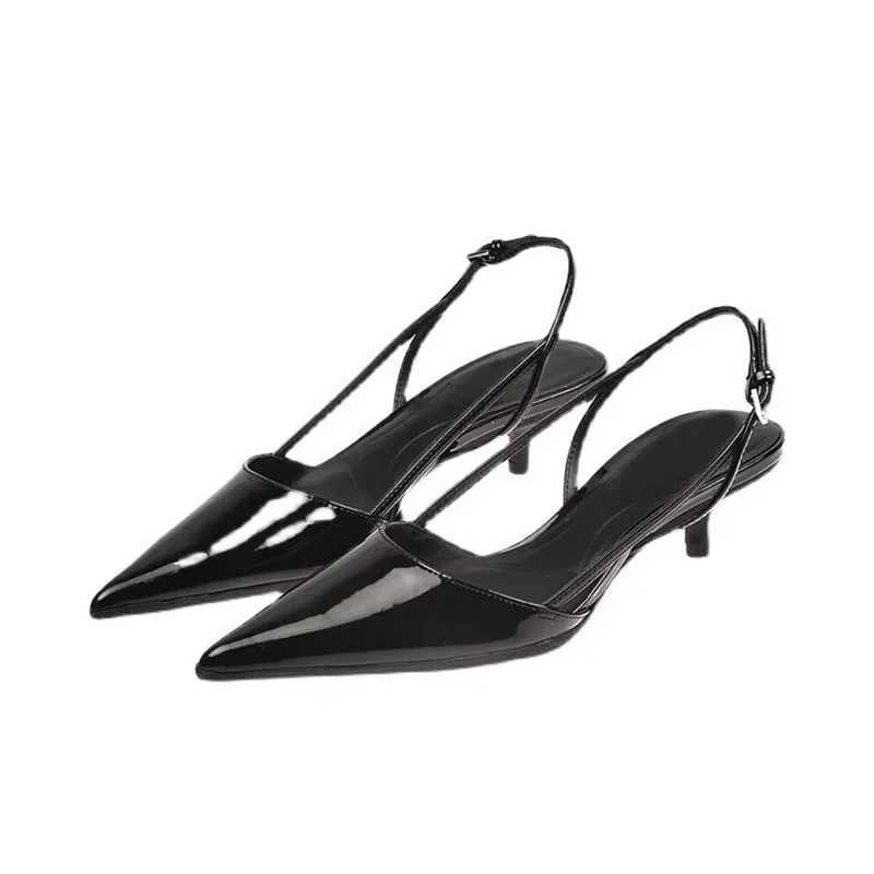 New Arrival Womens Pointed Heel Sandals Dress Party Fashion Summer Slide New Walk Flip Pump Slide T250409