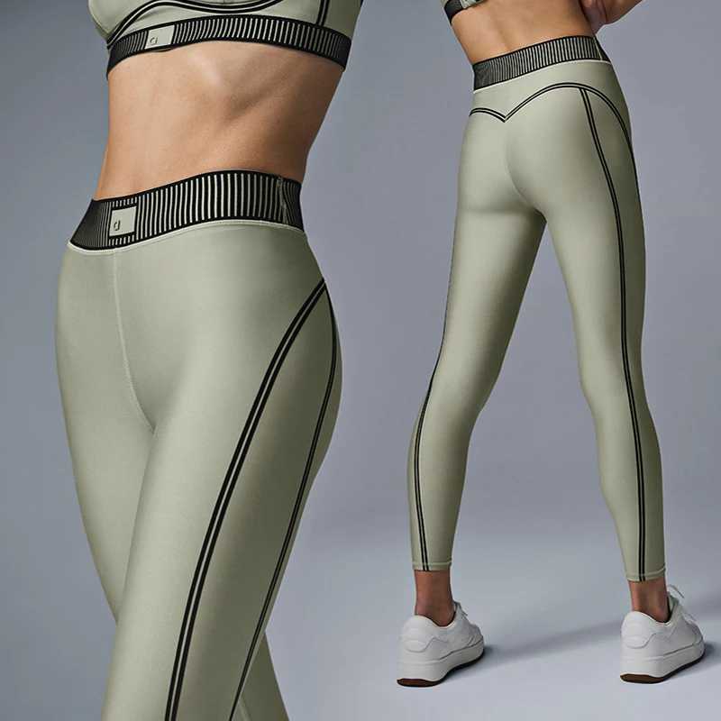 Set 7/8 LINE UP LEGING BRA with Pads Womens Sexy Clothes High Waist Tight Pilates Sportswear bet X250110