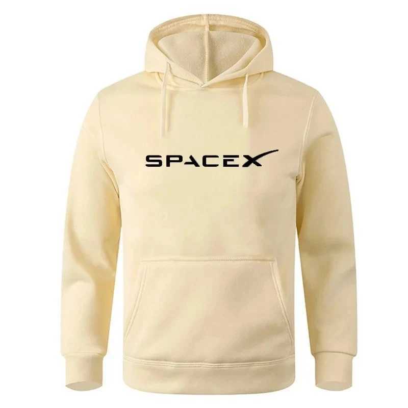 Space X Space Travel Printed Hoodies Mens and Womens Wool Sweatshirts Loose Cotton Hoodies Mens Hip Hop Style Sweatshirts Fashion W250110