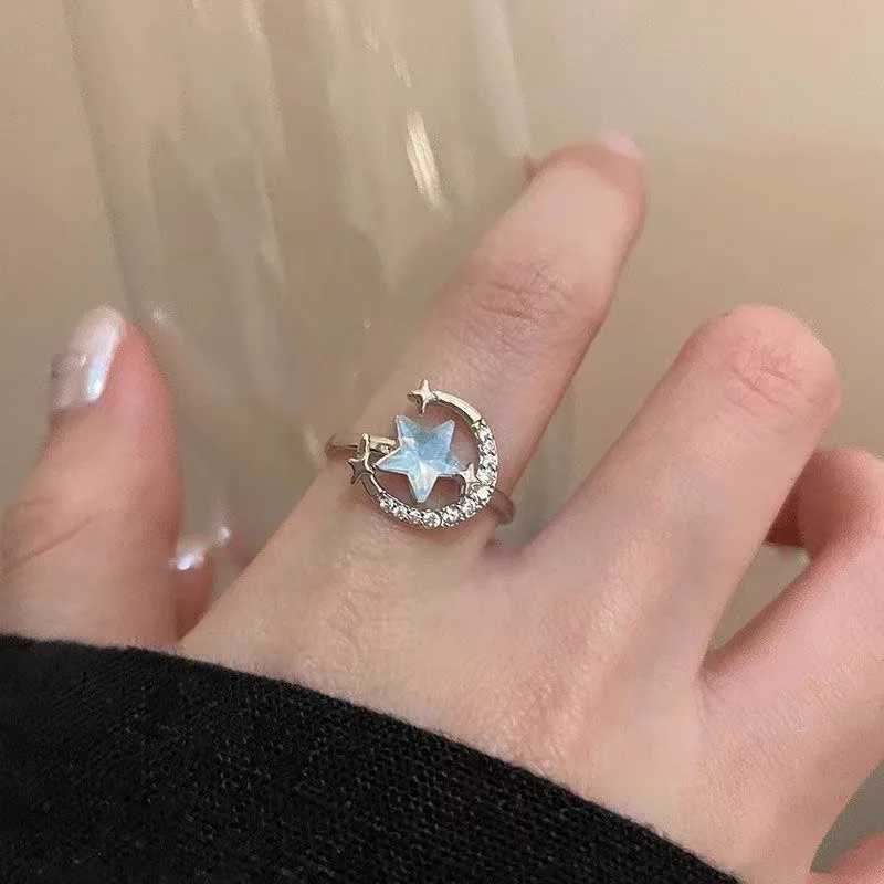 Korean Style Simple Ribbon Bowknot Ring for Womens Fashion Personalized Open Index Sweet Bow Finger Ring Y2K Jewelry Gift PartyXJ250110