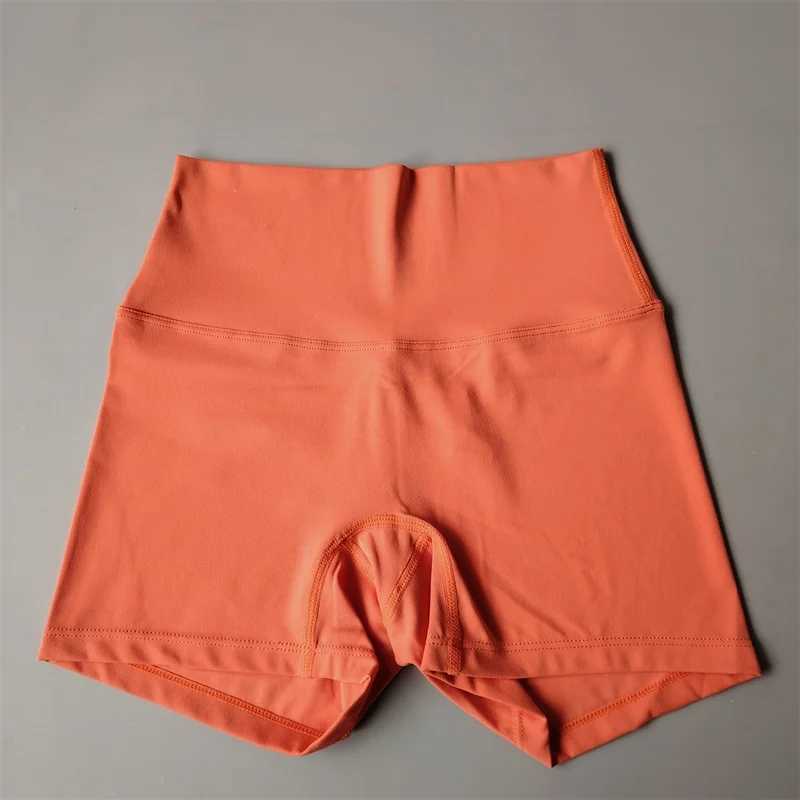 Solid Color Yoga Fitness Shorts Womens Gym Tight Shorts Leggings High Waist Hip Lifting Soft Breathable Traceless Quick-DryingXJ250111