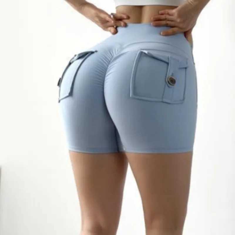 Shorts Push Up Cycling Shorts Scrunch Gym Clothing Women Sport With Pocket Buttocks Fitness Workout High Waist Tights LeggingsXJ250111