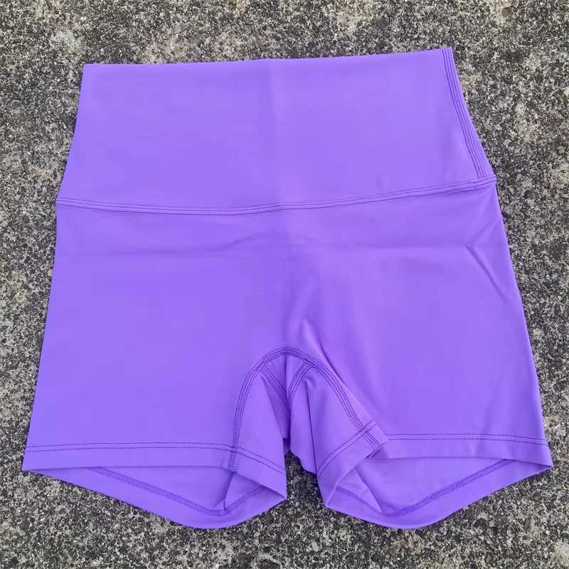 Sexy Solid Color Tight AthletiC Women Fitness Sport Short High Waist Yoga Short Legging Squatting Proof Comprehensive TrainingXJ250111