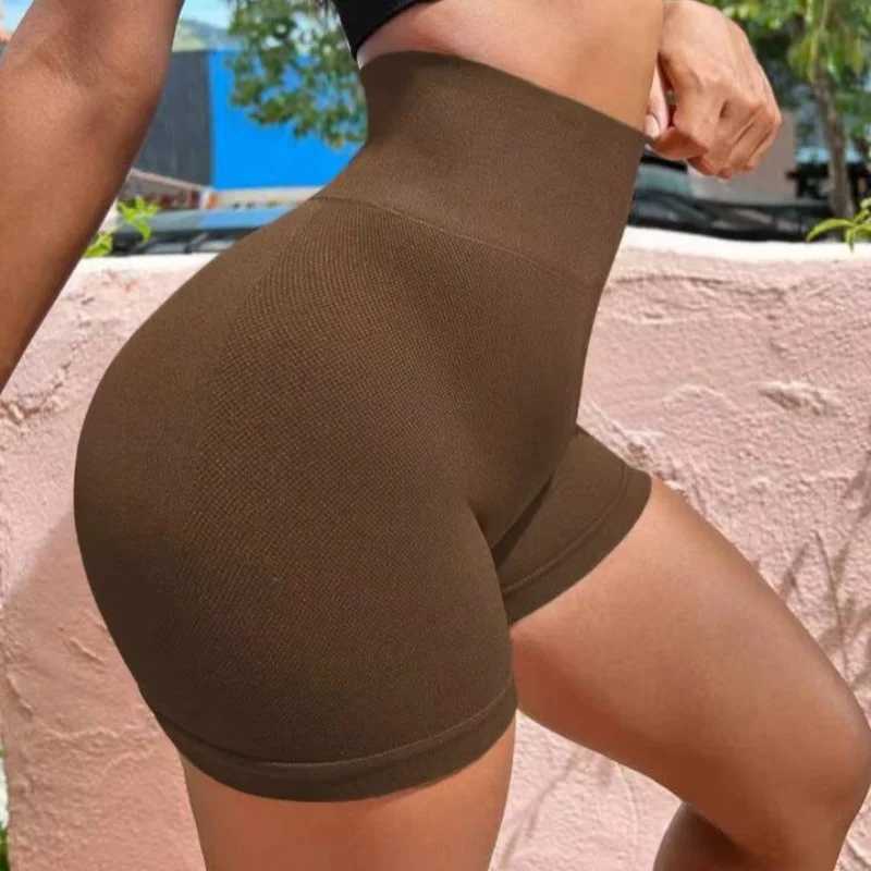 Seamless Peach Hip Lifting Yoga Sports ShortsXJ250111