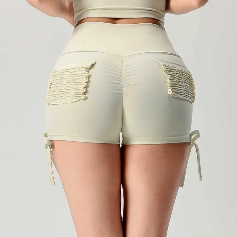 2024 Gym Yoga Shorts For Women Tight Legging High Waist Scrunch Butt Workout Running Yoga Pants Leggings For SportXJ250111