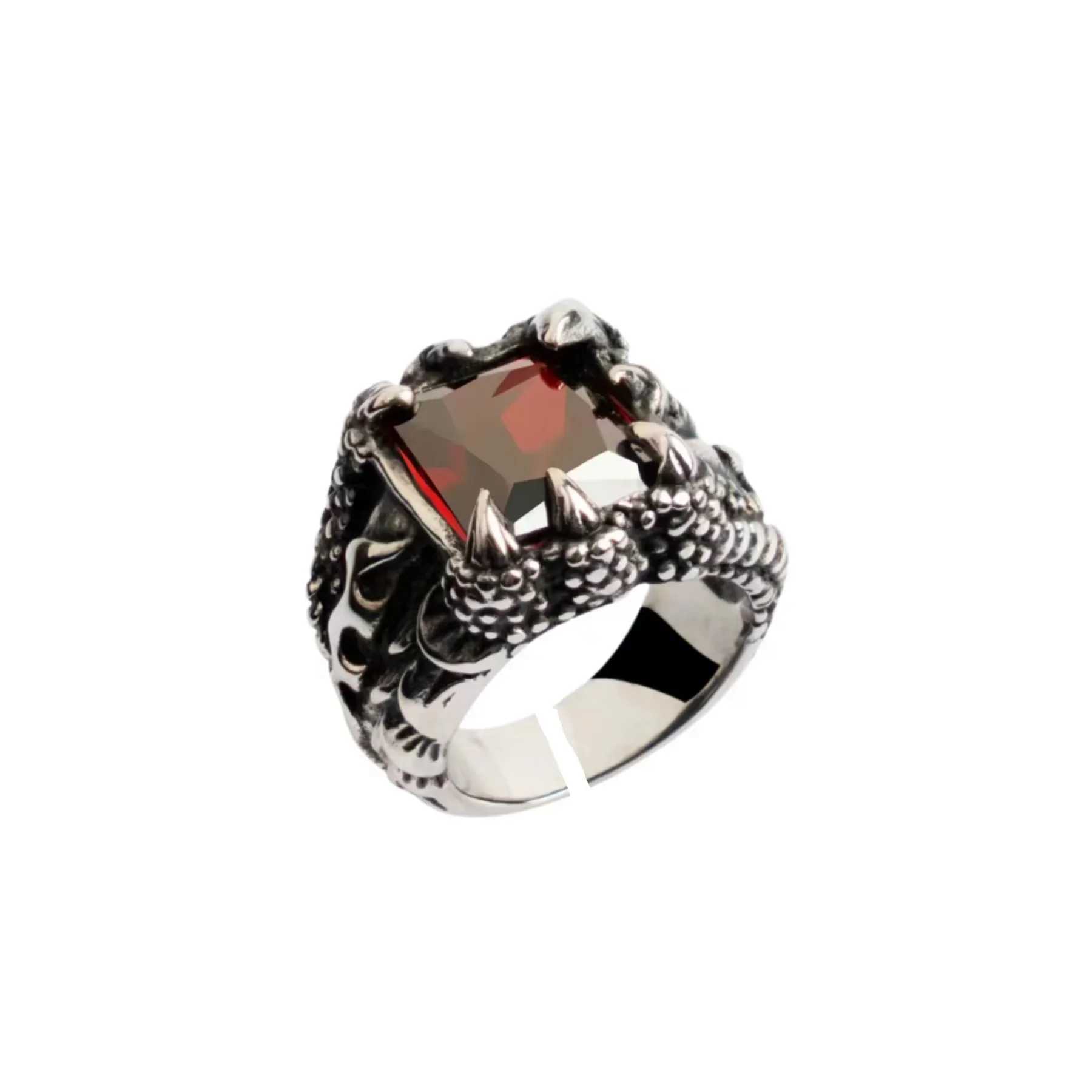 Best Sellers! Inlaid gemstones dragon cl ringXJ250110