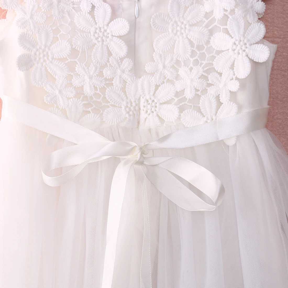 Baby and toddler cute flower girl dress princess lace chiffon Tutu backless formal Par dress W250111