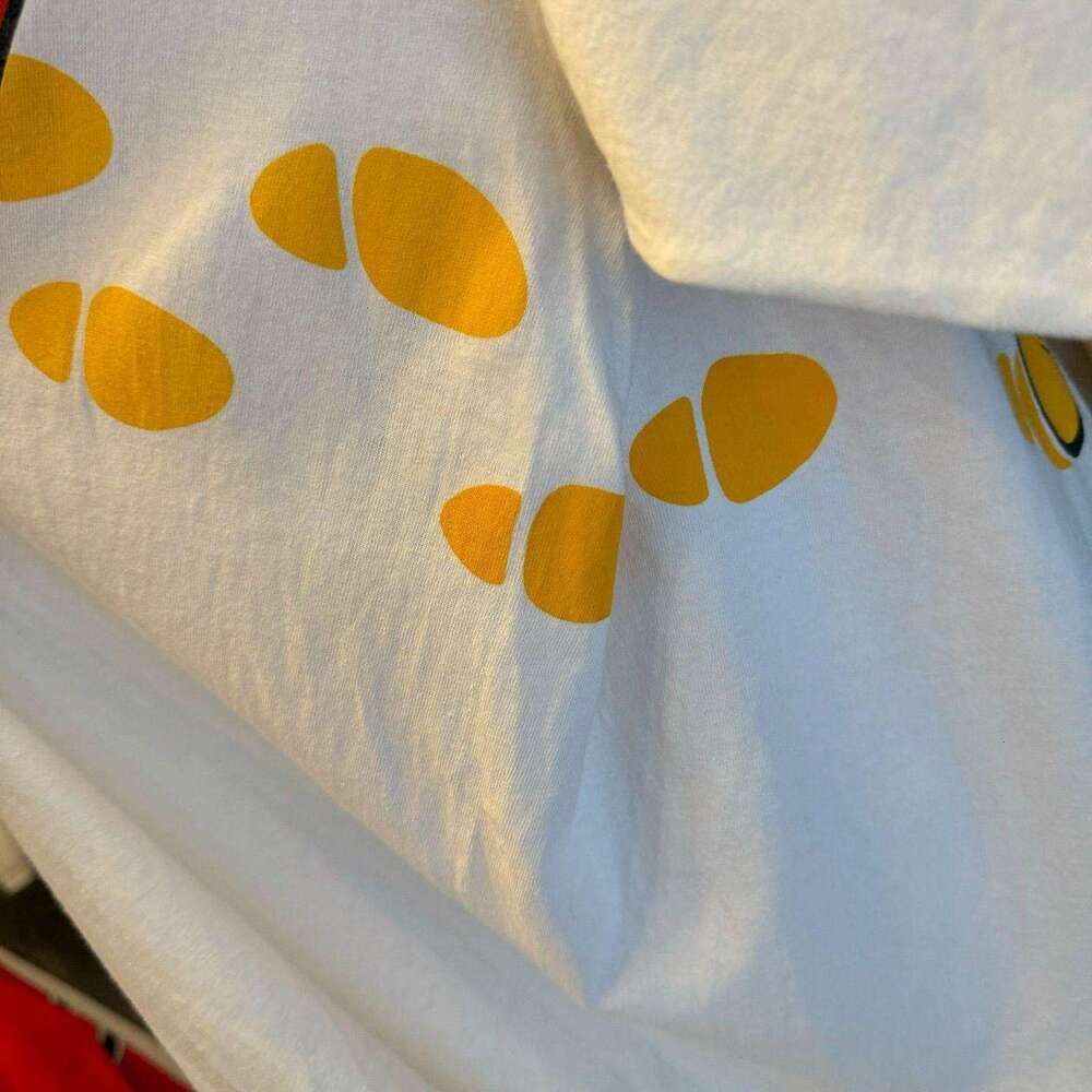 LODED DIPER Trendy Brand Design Small Collar Printed Short T-shirt Loose, Personalized, Unique Half Sleeve